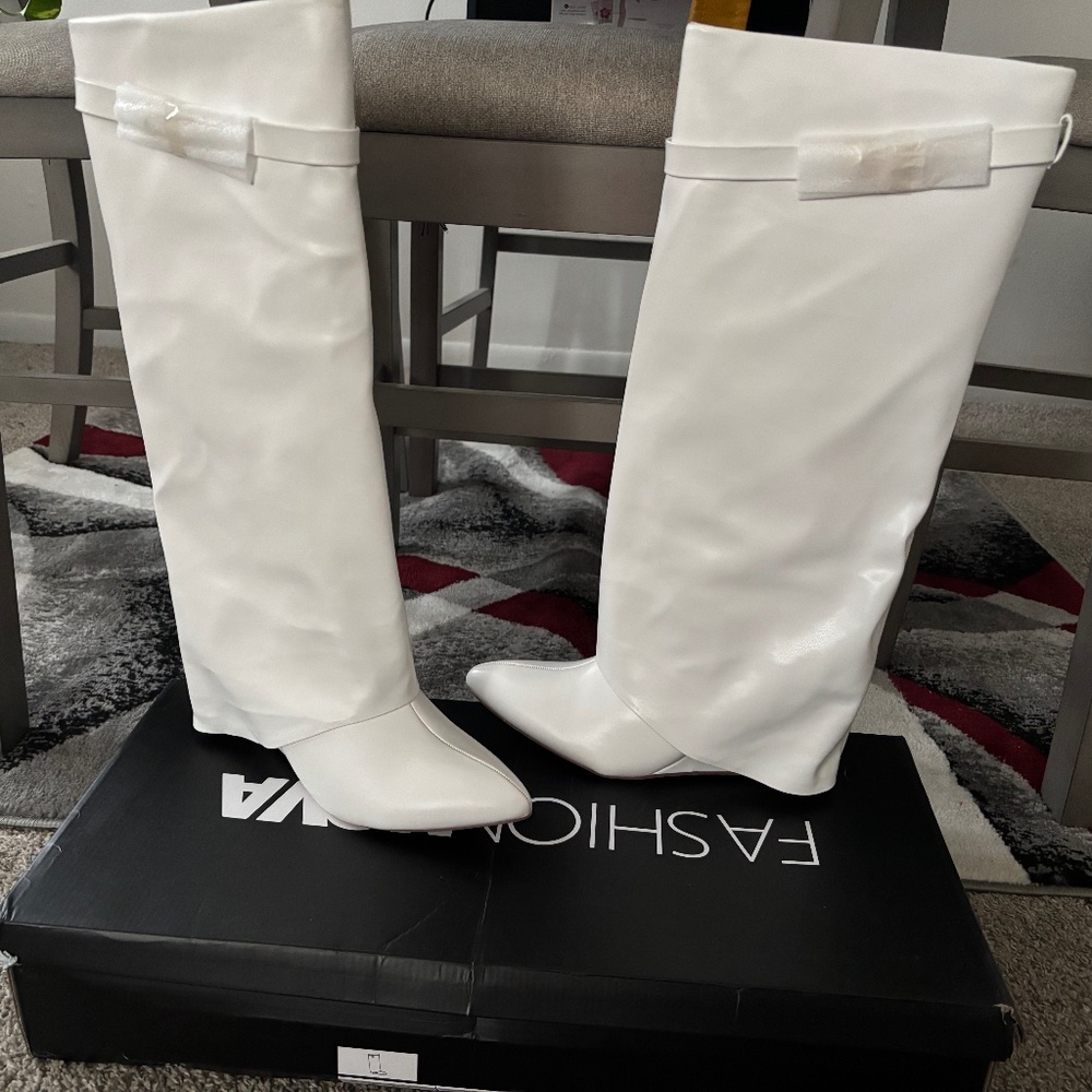 White boots